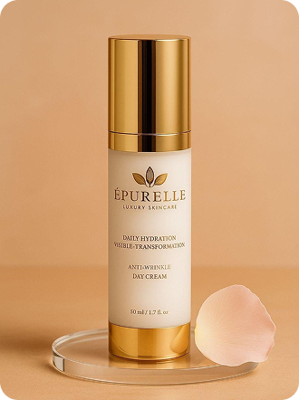 Natural skincare texture
